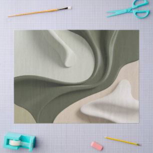 Tissue paper in stylish abstract graphic