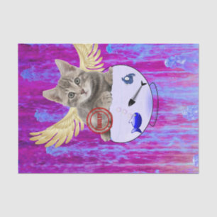 Tissue Paper Kitten Fish Guilty Fish Bones