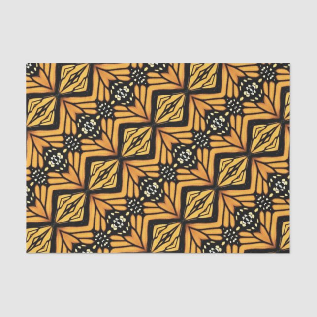 Tissue Paper Monarch Butterfly Wing (Front)