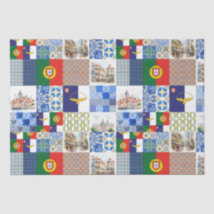 Tissue Paper of Portugal Flag and Azores Flag