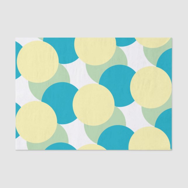 Tissue Paper - Pastel Circles Overlapping (Front)