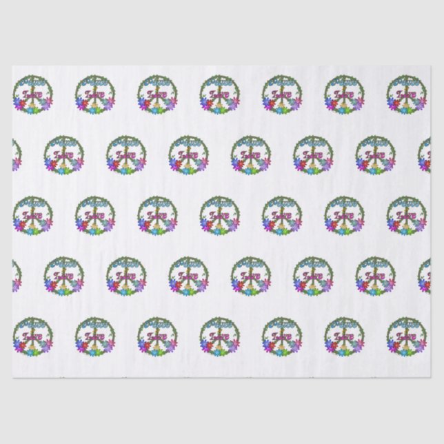 Tissue Paper - Peace & Love (Front)
