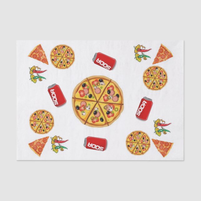 Tissue Paper Pizza (Front)