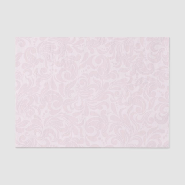 Tissue Paper Plain Solid Color Self Pattern (Front)