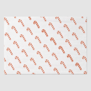 Tissue Paper - Red Striped Candy Canes