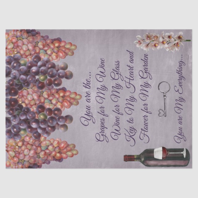 Tissue Paper Set 2 Vintage Love No.03 (Front)