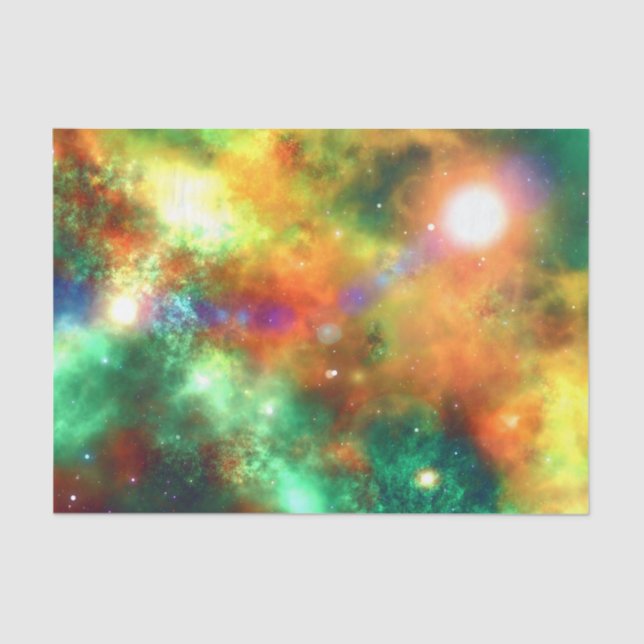 Tissue paper space cosmos stars solar system (Front)