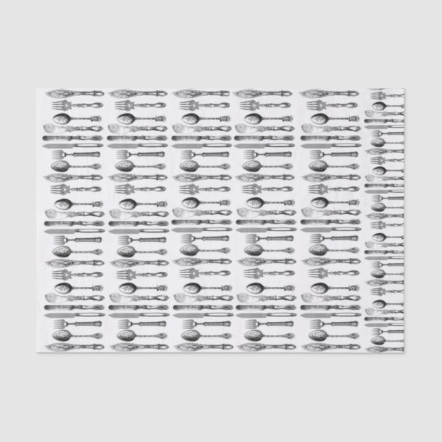 Tissue Paper Spoons (Front)