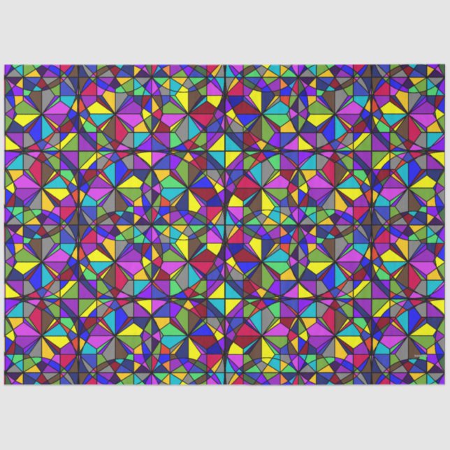 Tissue Paper - Stained Glass Look - HAMbyWG (Front)