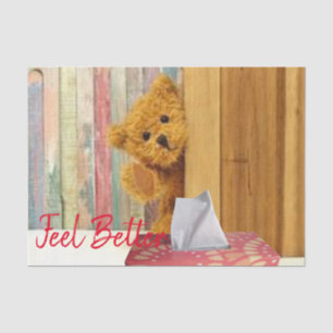 Tissue Paper Teddy Bear