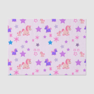 Tissue Paper Unicorns and Stars