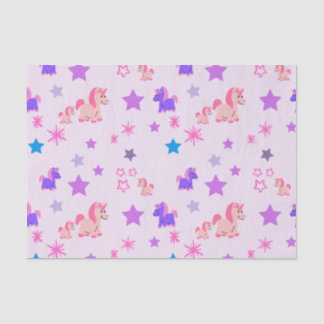 Tissue Paper Unicorns and Stars