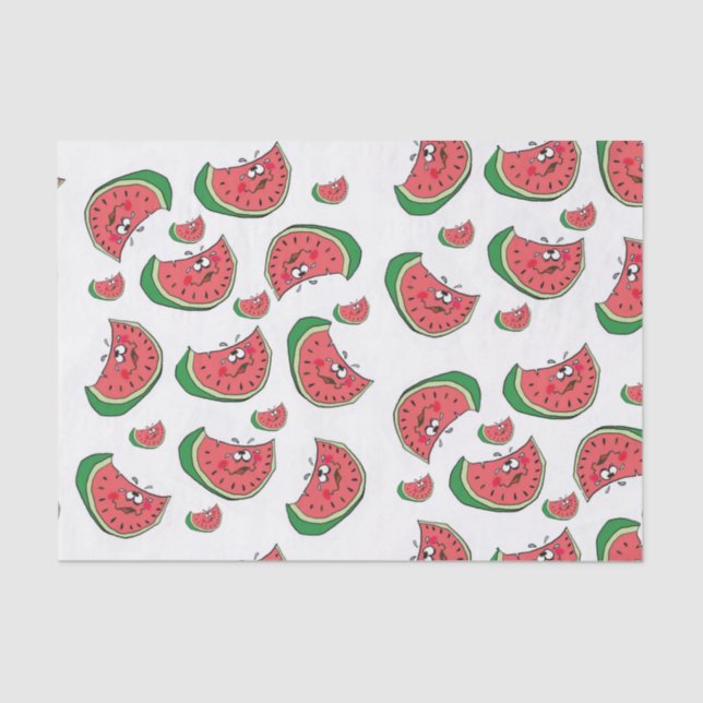Tissue Paper Watermelons (Front)