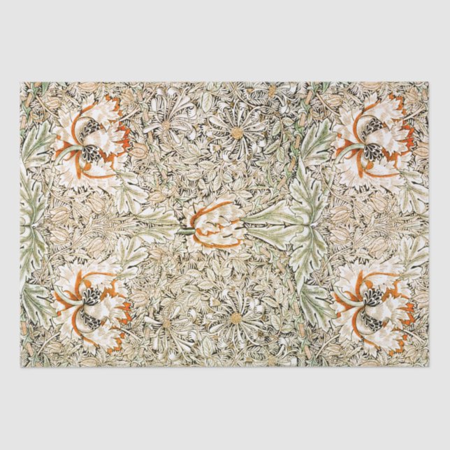 TISSUE PAPER : WILLIAM MORRIS : HONEYSUCKLE : 1876 (Front)