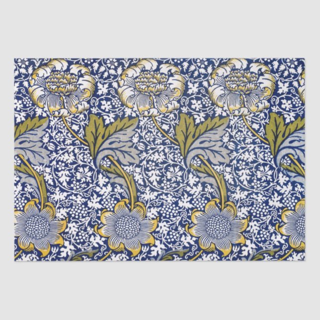 TISSUE PAPER : WILLIAM MORRIS : KENNET (Front)
