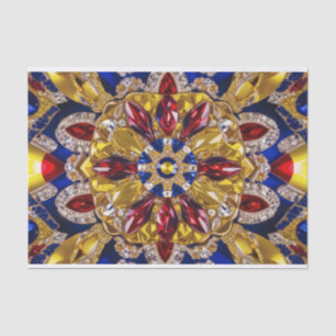 Tissue paper with Colombia colours design