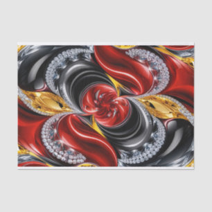 Tissue paper with German colours design