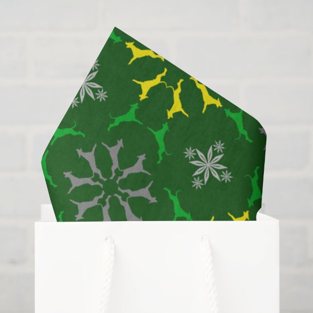 Tissue Paper With Great Danes (Gift Bag)