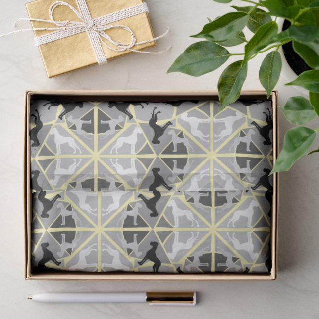 Tissue Paper With Great Danes (Gift)