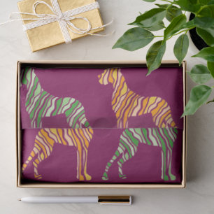 Tissue Paper With Great Danes