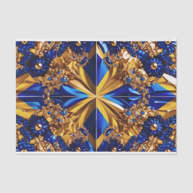 Tissue paper with Sweden colours design (Front)