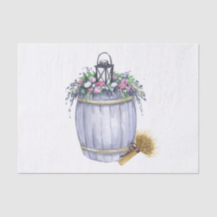 Tissue Paper Wrapping Summer Country Wedding Rusti