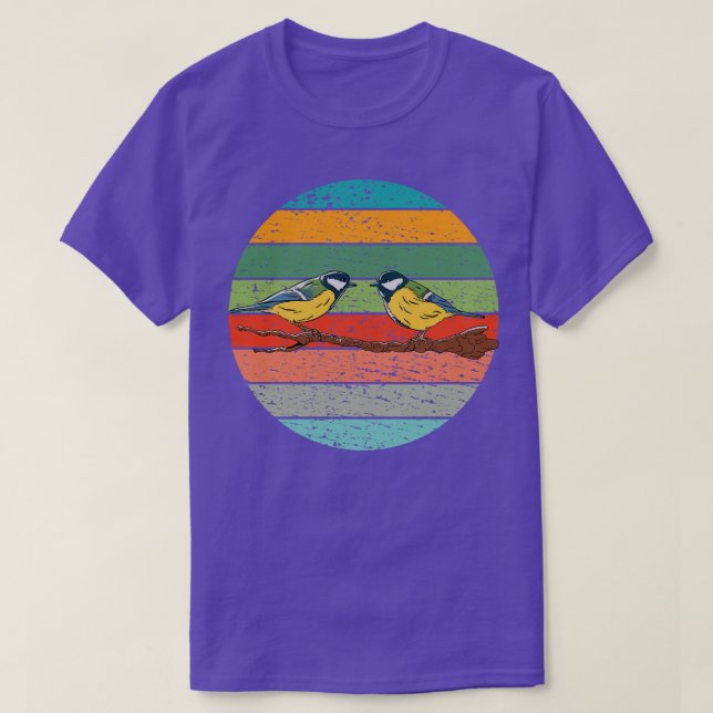Tit Birds Bird Watching T-Shirt (Design Front)