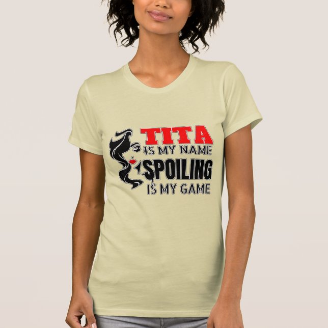: Tita, Ninang, Filipino T-shirt, Filipino Shirt,  T-Shirt (Front)