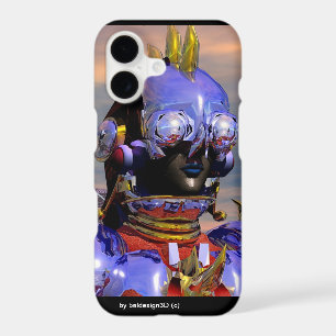 TITAN CYBORG PORTRAIT Blue Science Fiction ,Scifi