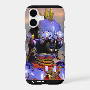 TITAN CYBORG PORTRAIT Blue Science Fiction ,Scifi