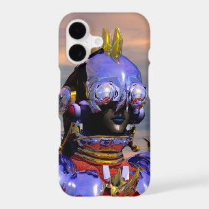 TITAN CYBORG PORTRAIT Blue Science Fiction ,Scifi