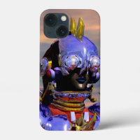 TITAN CYBORG PORTRAIT Blue Science Fiction ,Scifi
