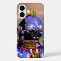 TITAN CYBORG PORTRAIT Blue Science Fiction ,Scifi