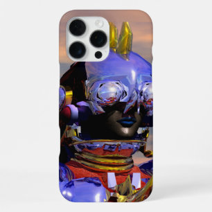 TITAN CYBORG PORTRAIT Blue Science Fiction ,Scifi iPhone 16 Pro Max Case
