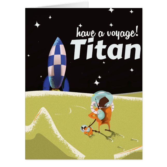 Titan vintage travel poster (Front)