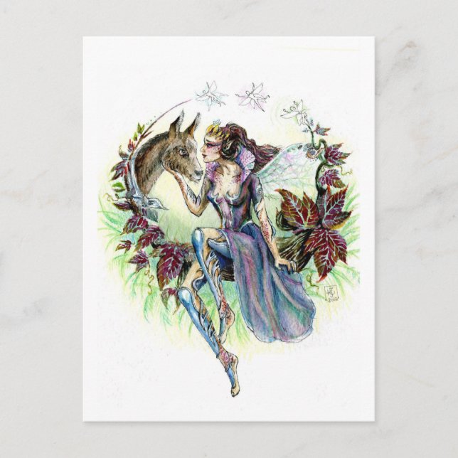 Titania and Bottom Postcard (Front)