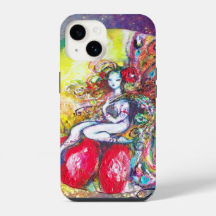 TITANIA SITTING ON A RED FLOWER iPhone 14 CASE