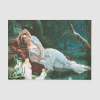 Titania Sleeping In The Moonlight Fairy Art