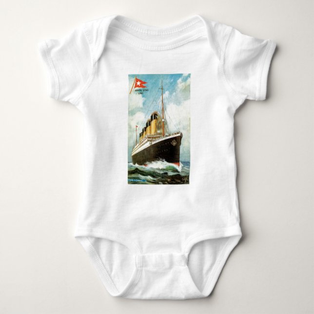 Titanic at Sea Baby Bodysuit (Front)