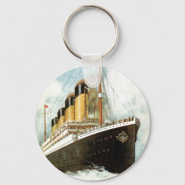Titanic at Sea Key Ring (Front)