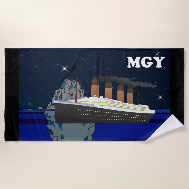 Titanic Beach Towel (Front)