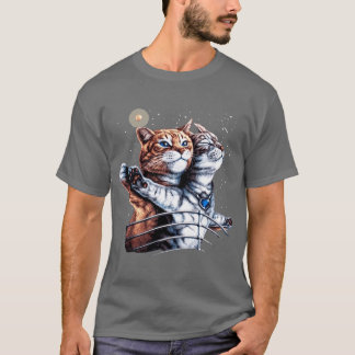 Titanic Cats Funny Cat Lovers funny vintage girl T-Shirt