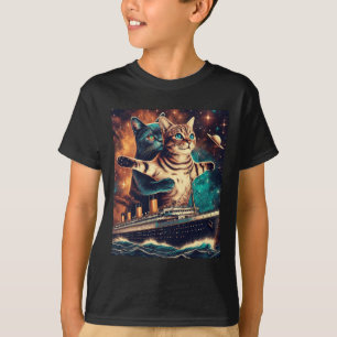 Titanic Cats Funny Tee