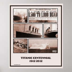 Titanic Centennial Memorial 1912-2012 Poster