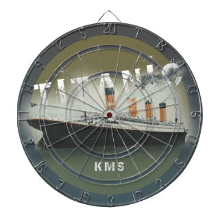 Titanic Custom Monogram Dartboard