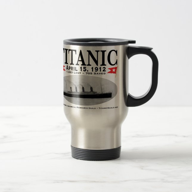 Titanic Ghost Ship Travel Mug (stainless steel) (Right)
