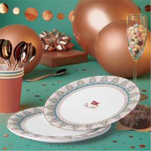 Titanic Gothic Arch Paper Plate
