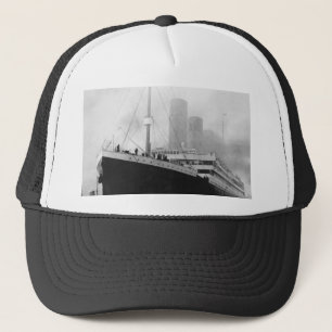 Titanic in dock in Southampton Trucker Hat