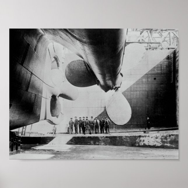 Titanic In Dry Dock - May 31, 1911 Poster (Front)