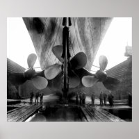 Titanic in Drydock Circa 1912